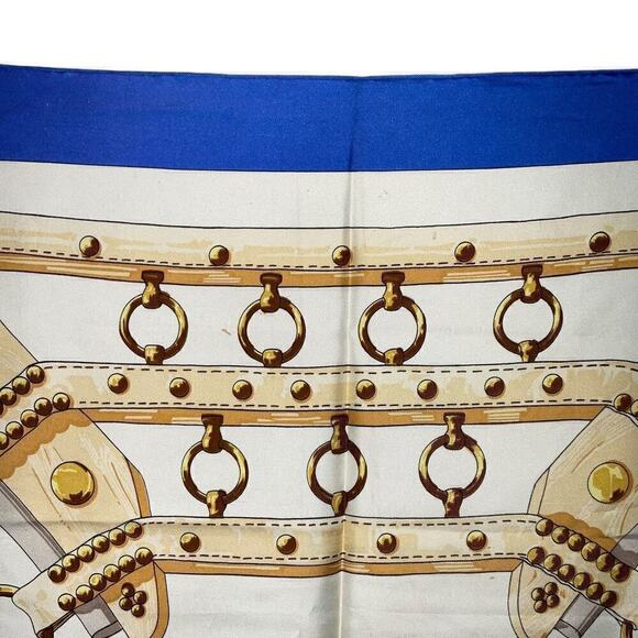 Hermes Aux Champs 100% Silk Scarf By Cathy Latham 90cm Square - Picture 13 of 16